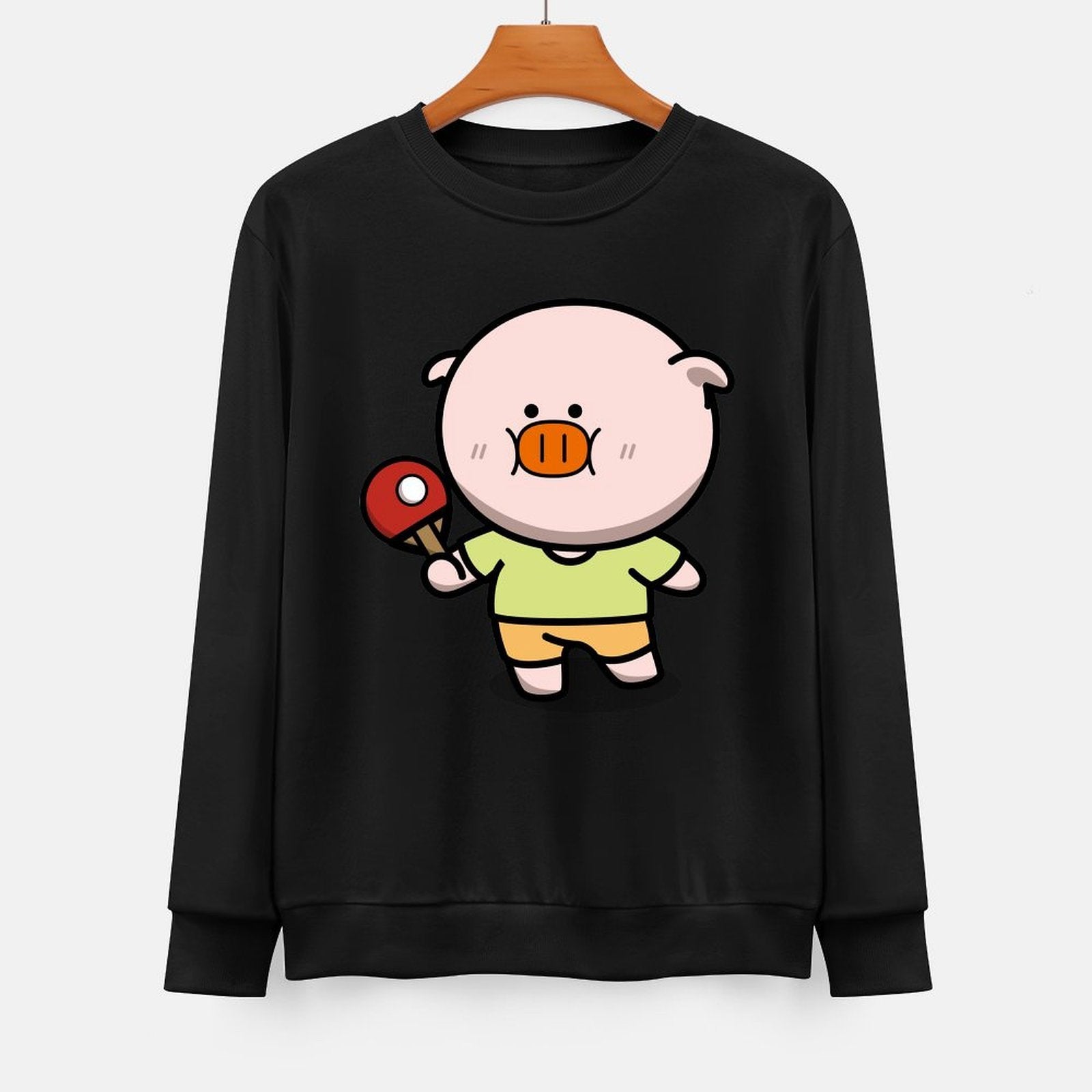 Front Patterned Long Sleeve TopSmooth Feel Studio